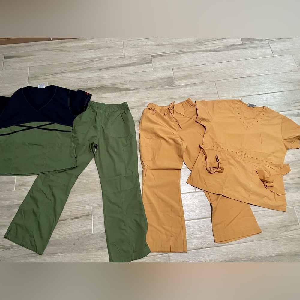 2 pair of scrubs